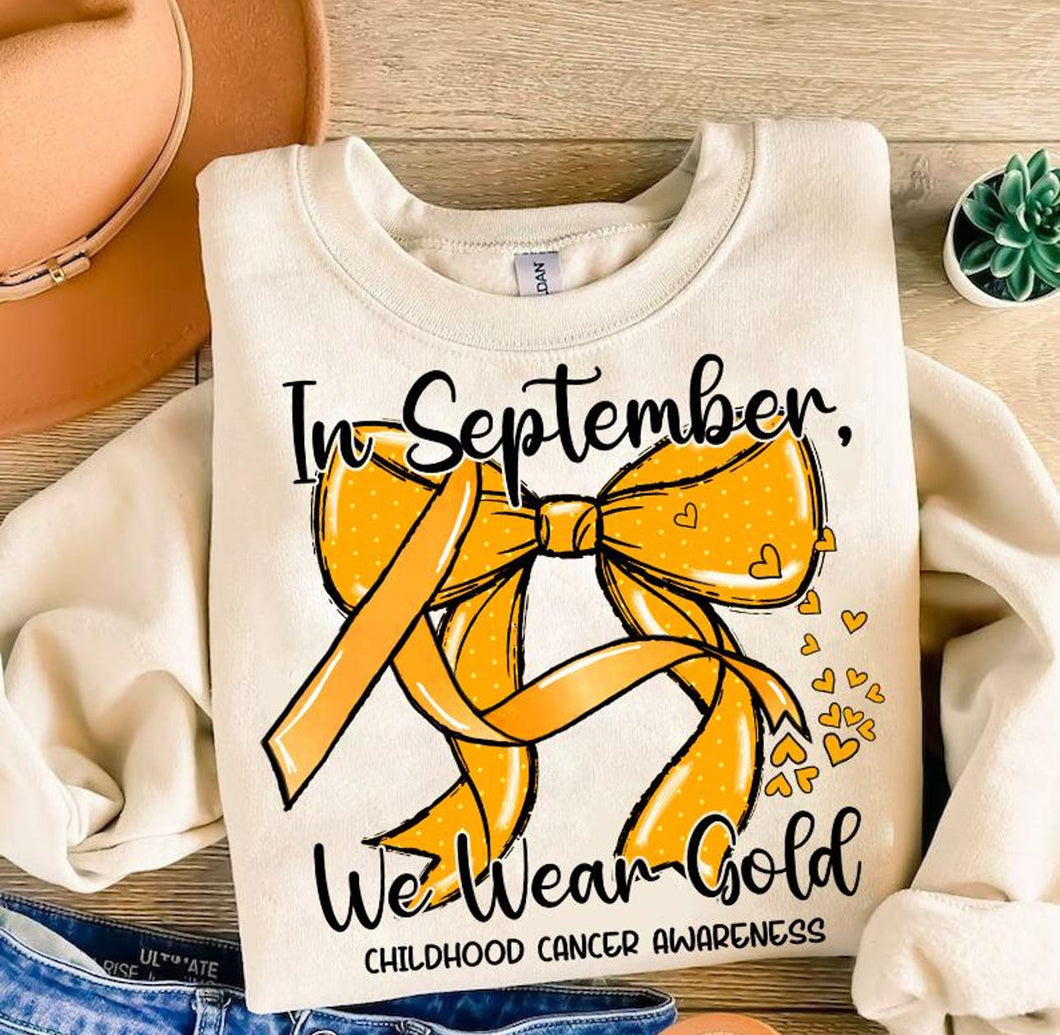 September Childhood  Cancer Awareness Toddler