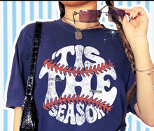 Load image into Gallery viewer, Tis The Season Baseball  Adult Shirt
