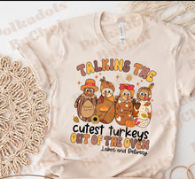 Load image into Gallery viewer, Taking The Cutest Turkeys Out of The Oven L&amp;D Adult Shirt
