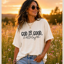 Load image into Gallery viewer, God is Good Hallelujah Adult Shirt
