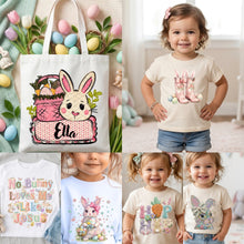 Load image into Gallery viewer, Girl Easter Shirt &amp; Bag Bundle YOUTH Shirts
