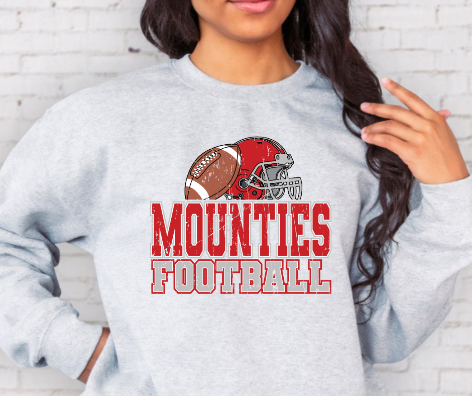 MOUNTIE FOOTBALL HELMET  ADULT