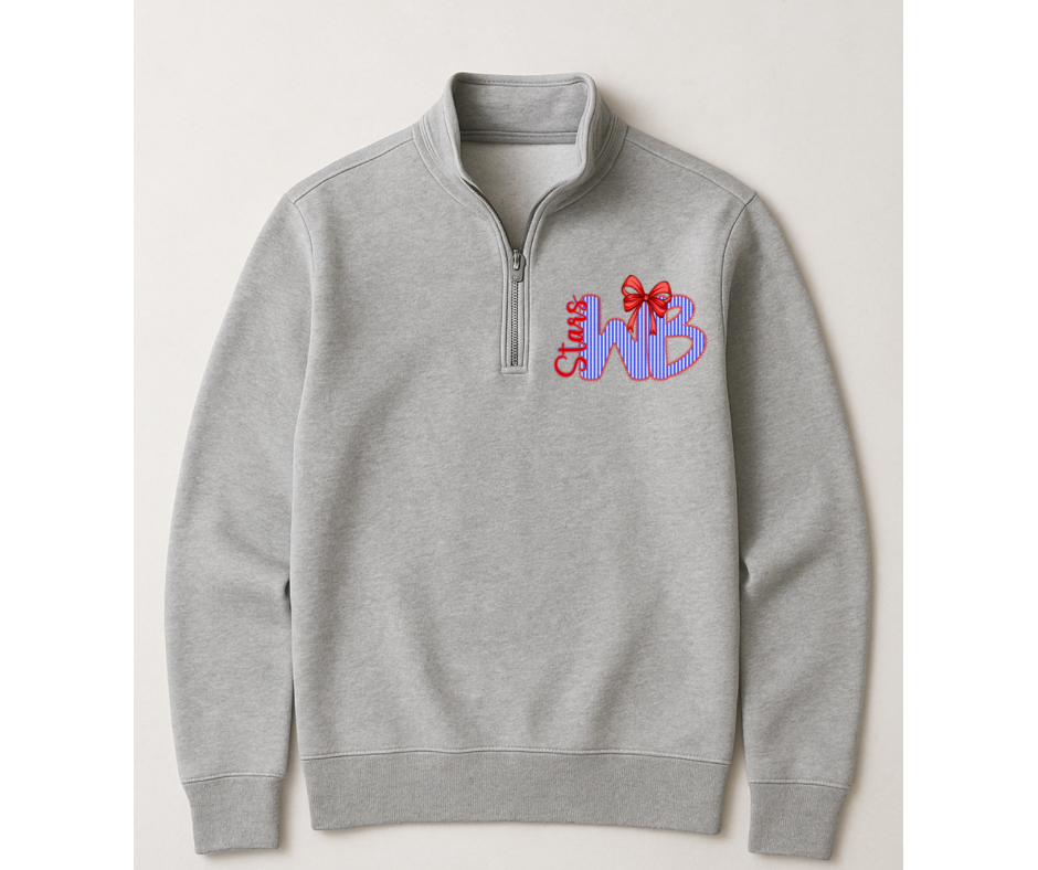 WB Stars Pocket Quarter Zip ADULT