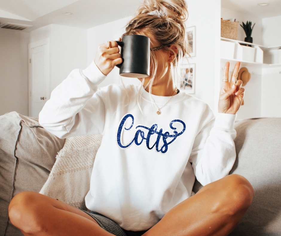 Faux Colts Sequins Adult