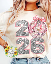 Load image into Gallery viewer, 2026 Faux Silver Sequins Disco Ball ADULT
