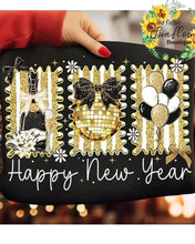 Load image into Gallery viewer, Happy New Year Gold Trio Collage  ADULT
