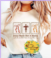 Load image into Gallery viewer, Jesus Made Her A Mama Trio Collage ADULT
