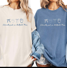 Load image into Gallery viewer, Literally Just A Ballfield Mom Adult Shirt
