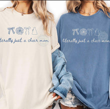 Load image into Gallery viewer, Literally Just A Cheer Mom Adult Shirt
