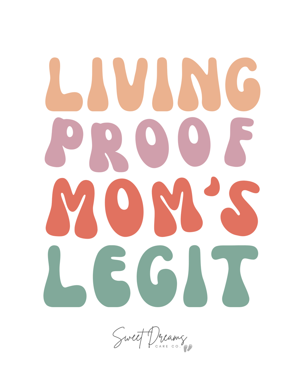 SDCC Living Proof Mom's Legit TODDLER