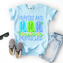 Load image into Gallery viewer, PRAYERS &amp; POPSICLES BOYS YOUTH TEE
