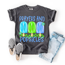 Load image into Gallery viewer, PRAYERS &amp; POPSICLES BOYS YOUTH TEE
