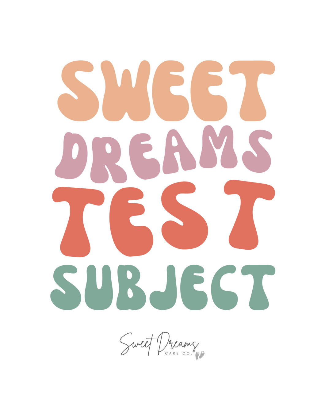 SDCC Sweet Dreams Test Subject TODDLER