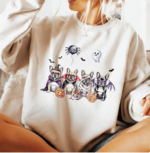 Load image into Gallery viewer, Frenchie Halloween Adult Shirt
