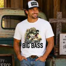 Load image into Gallery viewer, Small Town Big Bass Adult Shirt
