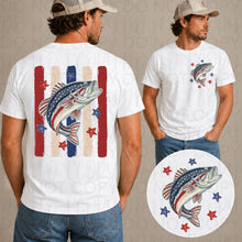 Load image into Gallery viewer, PATRIOTIC AMERICAN FISH YOUTH TEE
