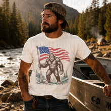 Load image into Gallery viewer, BIG FOOT W/ FLAG ADULT Shirt
