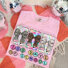 Load image into Gallery viewer, 100 days of school GIRL-YOUTH shirt
