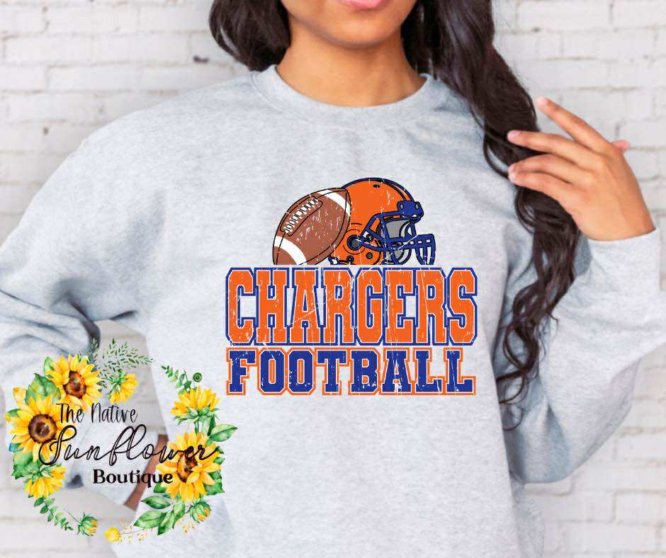 Chargers Football Helmet Adult