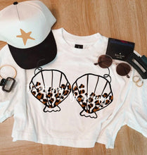 Load image into Gallery viewer, Cheetah Shell bikini Swimsuit Adult Shirt
