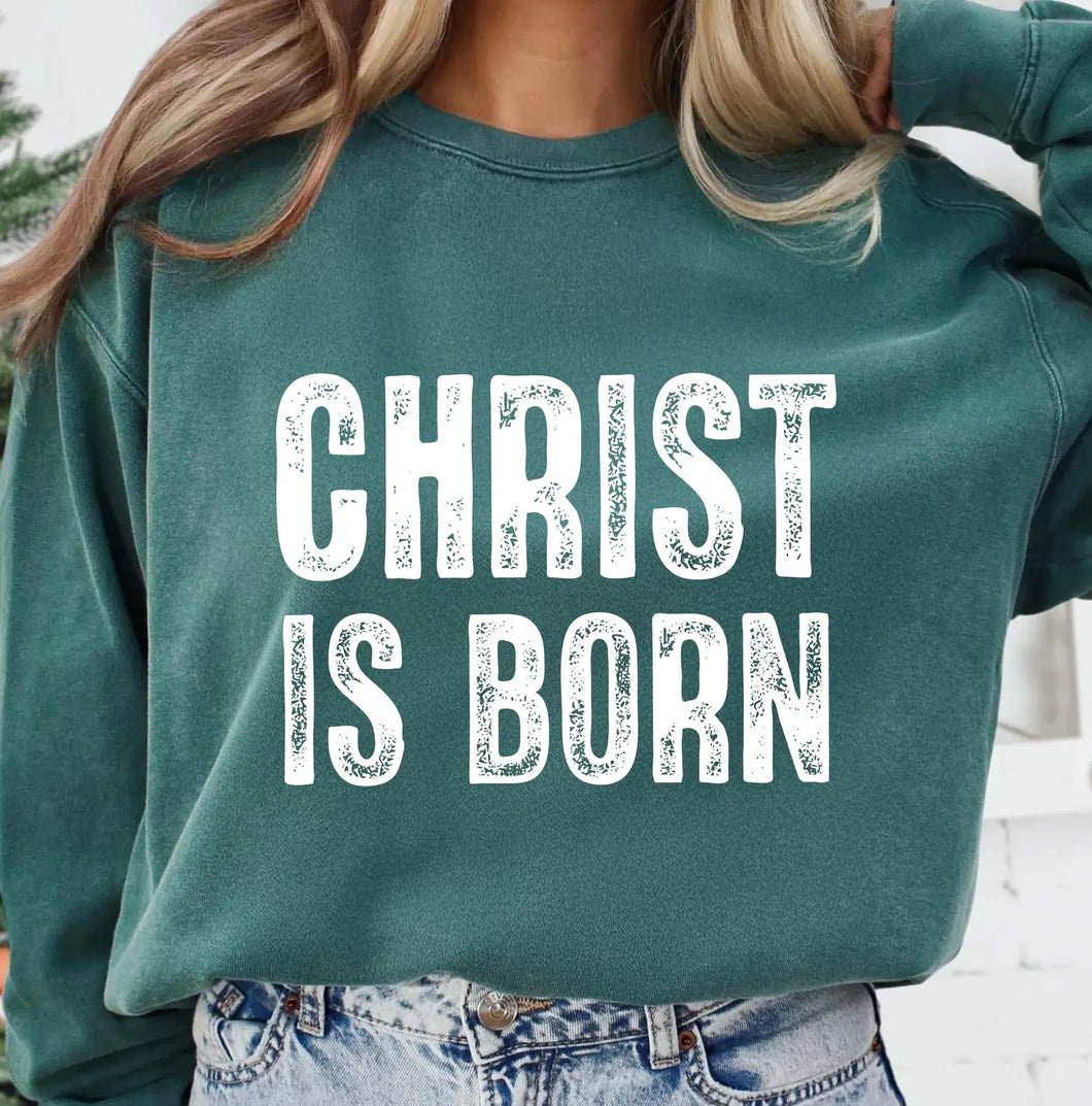 Christ Is Born Adult Shirt