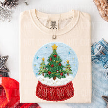 Load image into Gallery viewer, Snow Globe Faux Yarn Shirt Youth

