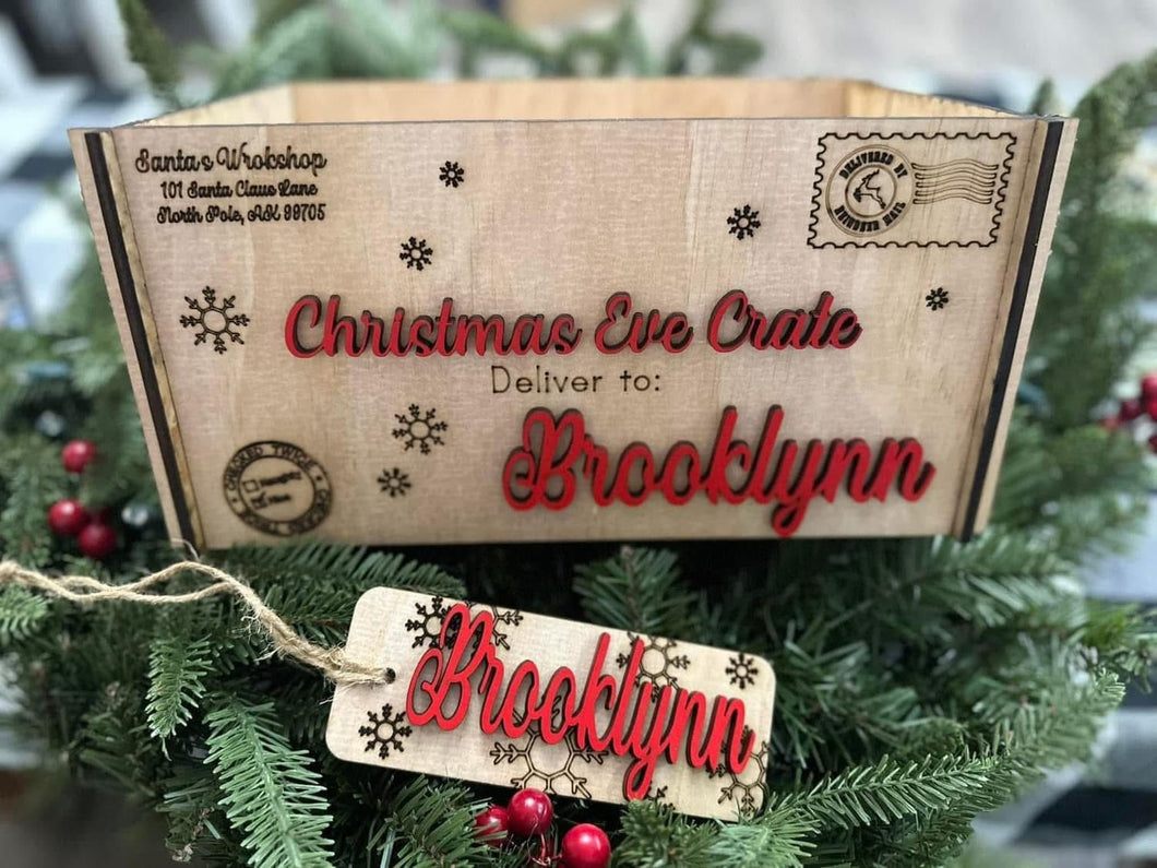Christmas Eve Crate Box