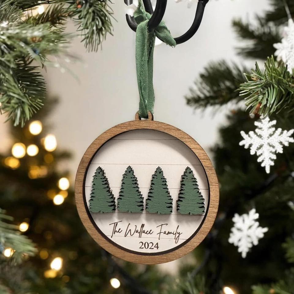 Circle Tree Ornament
