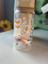Load image into Gallery viewer, Glass Coquette Ghost Cup
