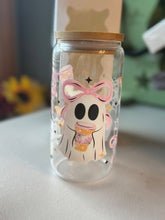 Load image into Gallery viewer, Glass Coquette Ghost Cup
