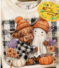 Load image into Gallery viewer, Highland Cow and Ghost (ADULT)
