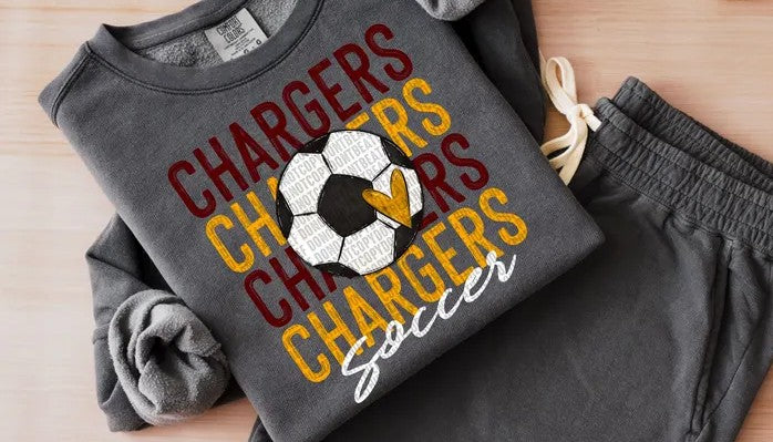 **CUSTOM** SOCCER MASCOT ADULT (white writing)