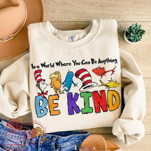 Load image into Gallery viewer, BE KIND Dr Seuss Adult Shirt
