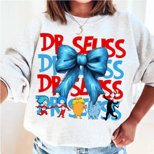 Load image into Gallery viewer, Coquette Bow Dr Seuss Adult Shirt
