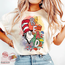 Load image into Gallery viewer, READ Cat in the Hat Dr Seuss Youth Shirt

