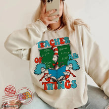 Load image into Gallery viewer, Teacher of Things Dr Seuss Adult Shirt
