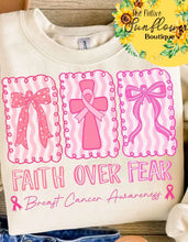 Load image into Gallery viewer, Faith Over Fear Breast Cancer Awareness Adult
