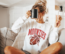 Load image into Gallery viewer, Mounties Football w/ Bow YOUTH TEE
