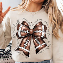 Load image into Gallery viewer, FOOTBALL GAMEDAY BOW ADULT
