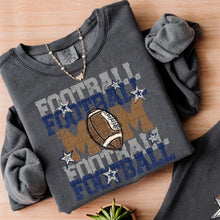Load image into Gallery viewer, FOOTBALL MOM GREY AND NAVY ADULT
