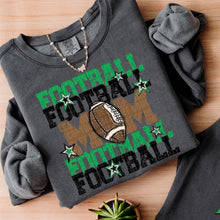 Load image into Gallery viewer, FOOTBALL MOM GREEN AND BLACK ADULT
