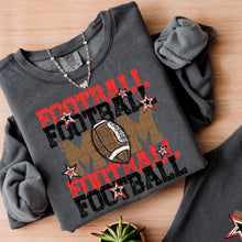 Load image into Gallery viewer, FOOTBALL MOM RED AND BLACK  ADULT
