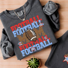 Load image into Gallery viewer, FOOTBALL MOM RED AND LIGHT BLUE ADULT
