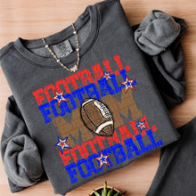 Load image into Gallery viewer, FOOTBALL MOM ROYAL BLUE AND RED ADULT
