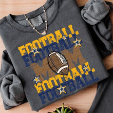 Load image into Gallery viewer, FOOTBALL MOM YELLOW AND NAVY ADULT
