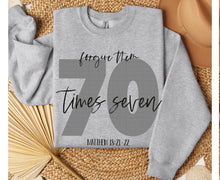 Load image into Gallery viewer, Forgive Them 70 Times Seven Adult Shirt
