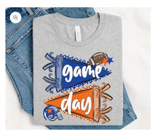 Load image into Gallery viewer, BLUE &amp; ORANGE FOOTBALL GAME DAY- ADULT
