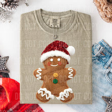 Load image into Gallery viewer, Gingerbread Faux Yarn Shirt Youth
