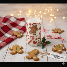 Load image into Gallery viewer, Gingerbread Glass Cup
