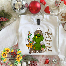 Load image into Gallery viewer, 7 Brew A Day Keeps The Green Guy At Bay Shirt Adult
